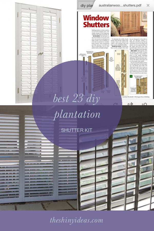Best 23 Diy Plantation Shutter Kit Home, Family, Style and Art Ideas